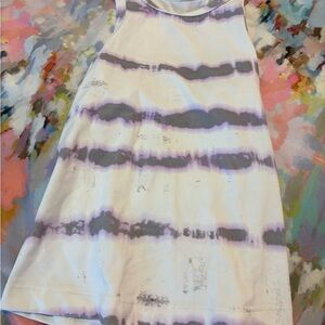 lululemon athletica Purple Tie-Dye Short Sleeve Tee